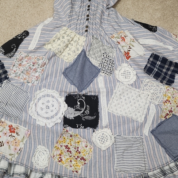 Pilcro Scoop-Neck Drop-Waist Midi Dress - Picture 3 of 4